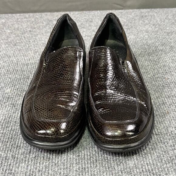 Mephisto Loafers Men 9.5 Air Jet Leather Slip On Snakeskin Preppy Quiet Luxury main image 5